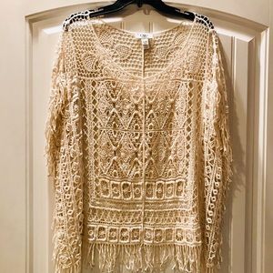 Cato overlay shirt lace